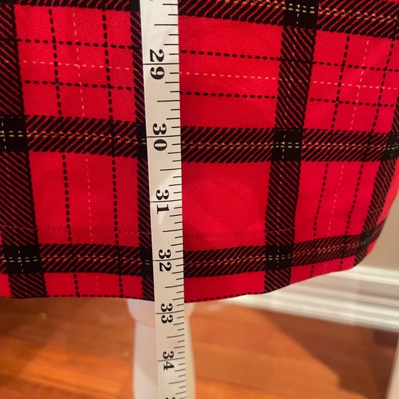 NWT Woodland Red Paid Lorna Shift Mini Dress by SugarLips - Picture 9 of 9